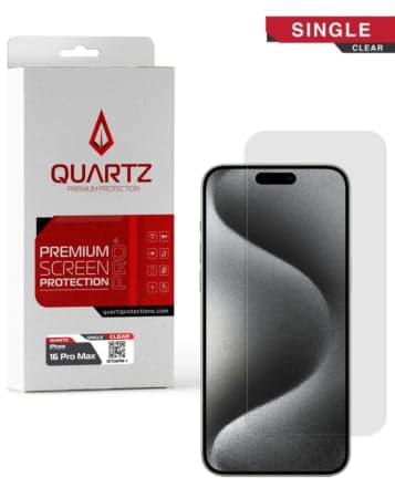 iPhone Clear Tempered Glass